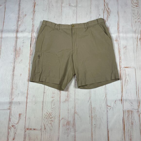 Golf America Khaki Flat Front Shorts size 40 - Picture 1 of 5